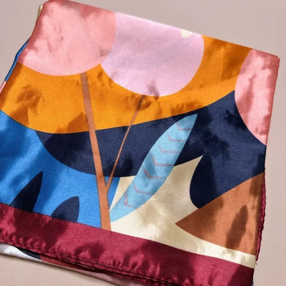 Elegant Multicolor Scarf H15